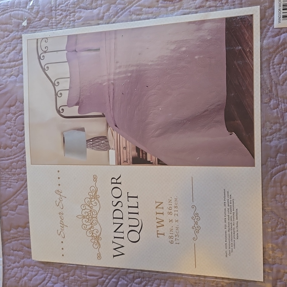 Lavender Quilt Twin